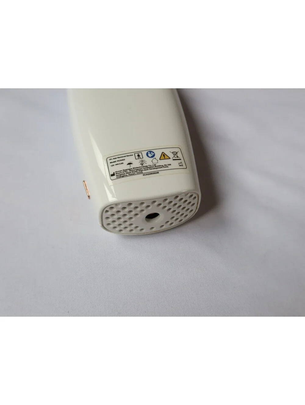 Nood The Flasher 2.0 IPL Hair Removal Device Gloss White Fully Functional